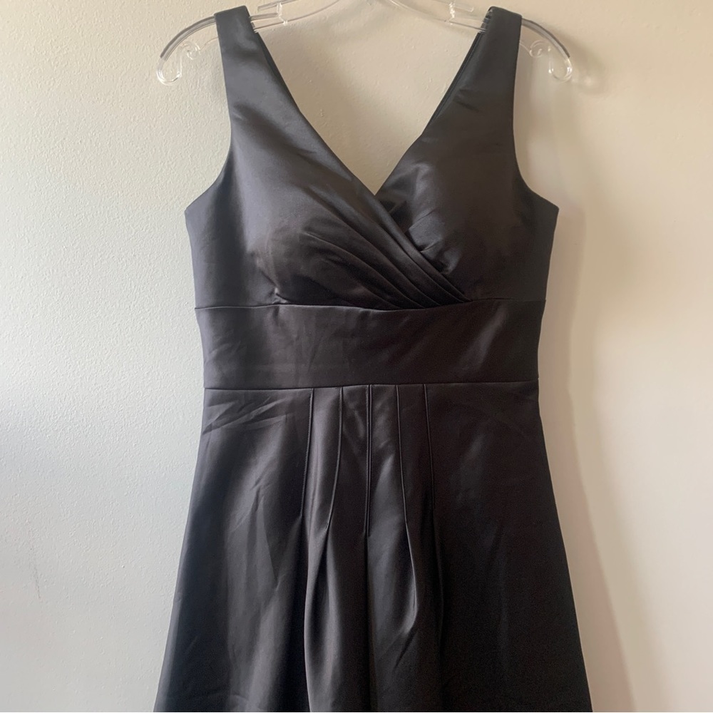 Bill Levkoff MIDI Black Dress Size 10 - Picture 6 of 11